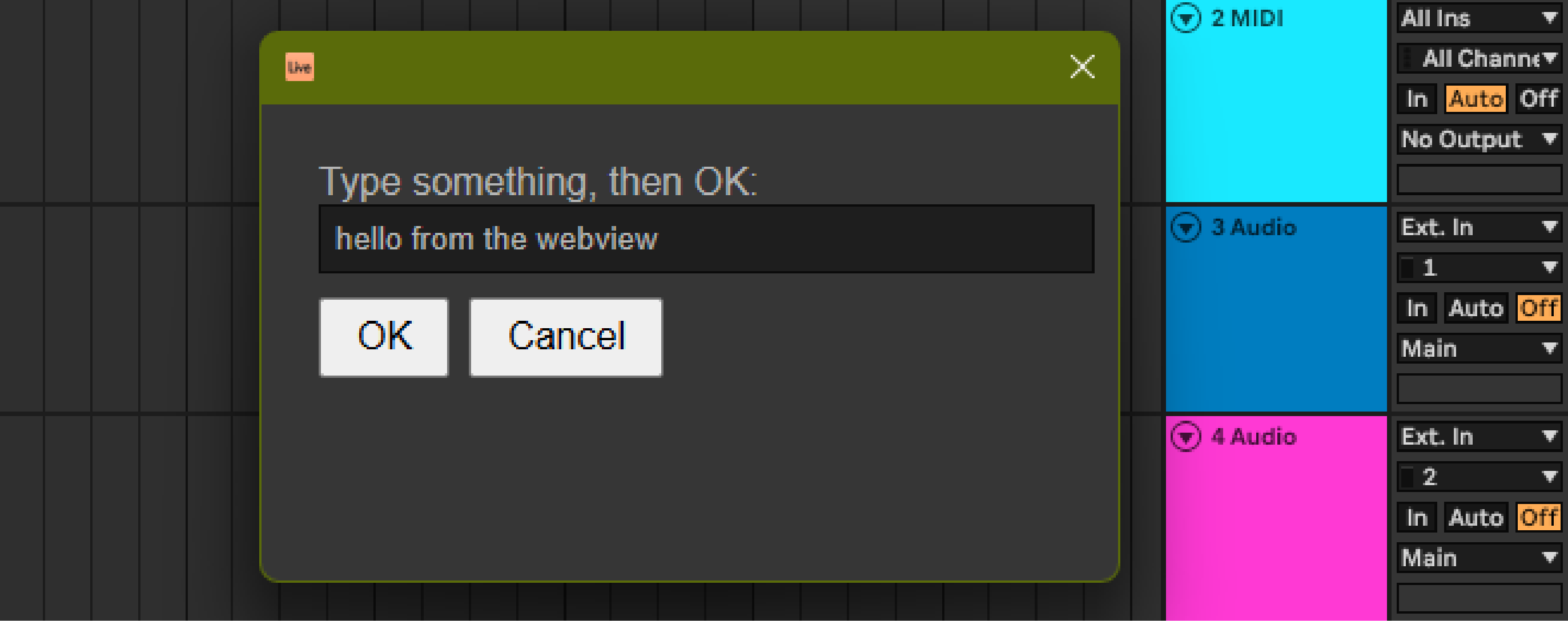 dialog